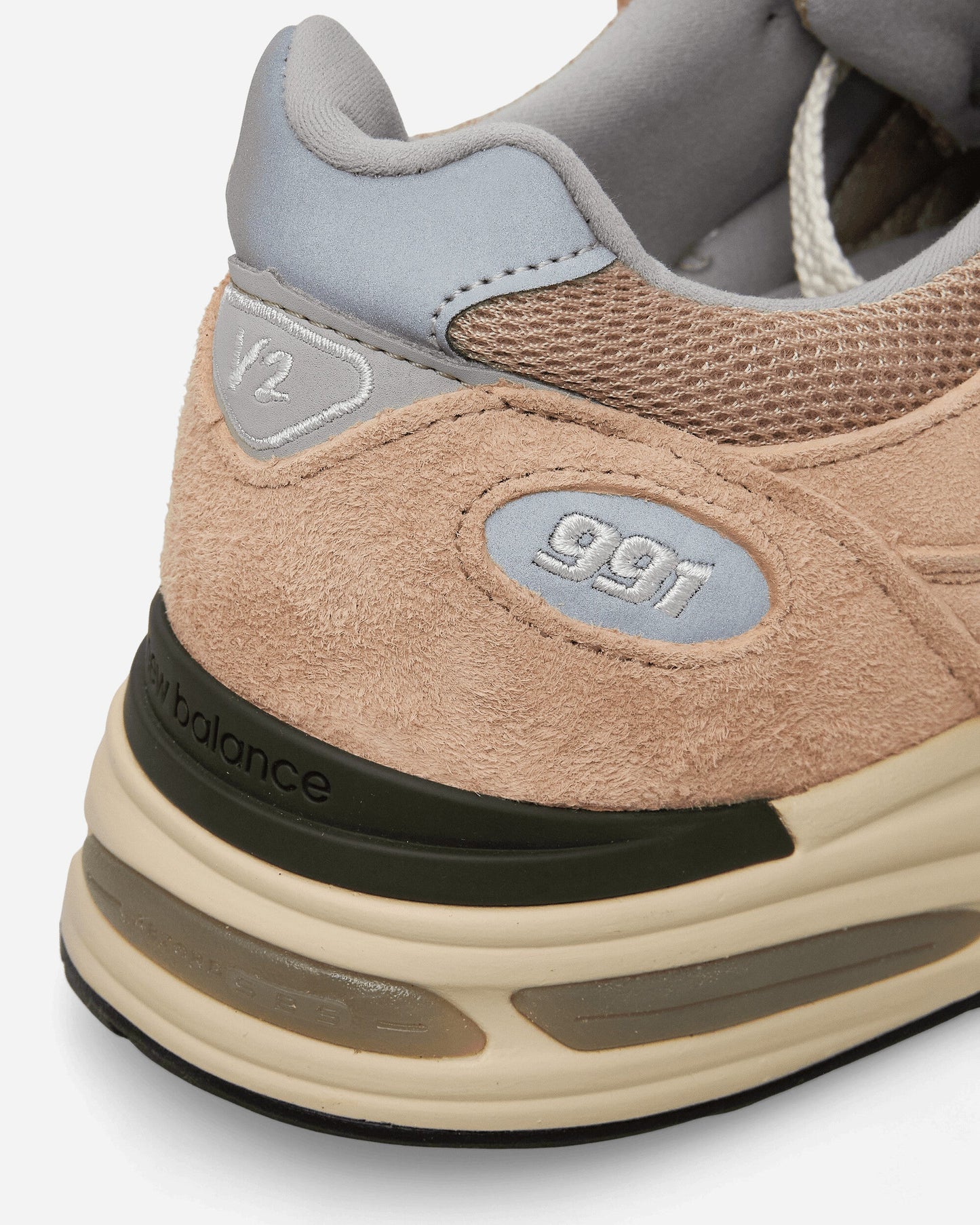 Made in UK 991v2 Sneakers Cuban Sand / Harbor Mist / Silver