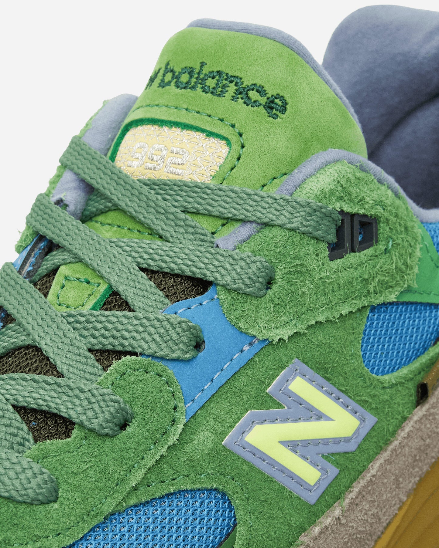 Salehe Bembury MADE in USA 992 Sneakers Green / Sky Blue