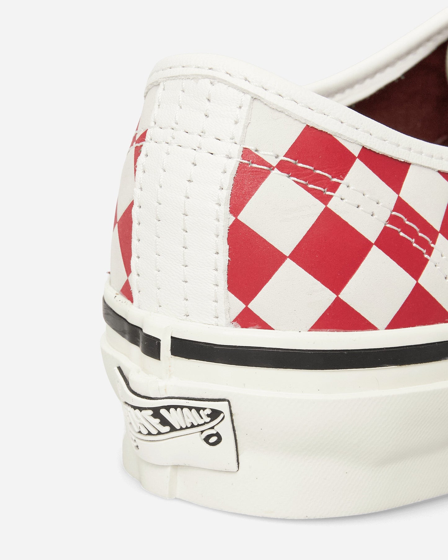Authentic 44 Diamond Check Sneakers Red / Marshmallow