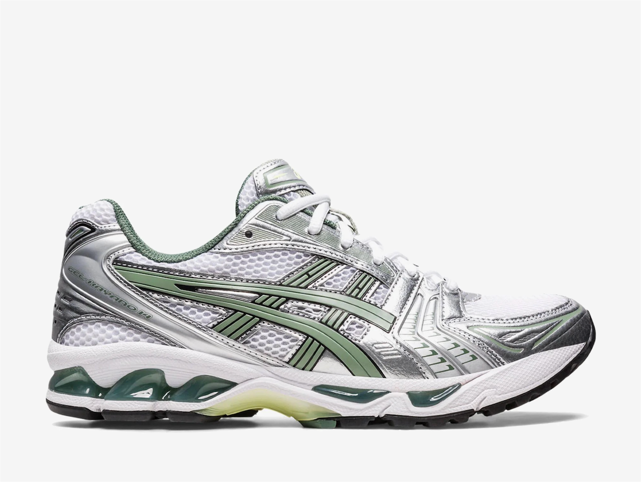 Asics Gel Kayano 14 White Slate Grey Green Sage