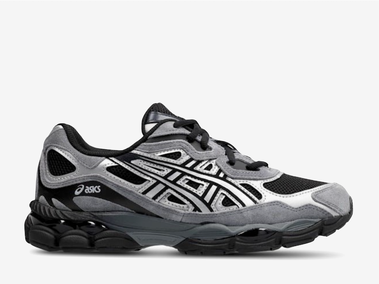 Asics Gel NYC Black Pure Silver Grey