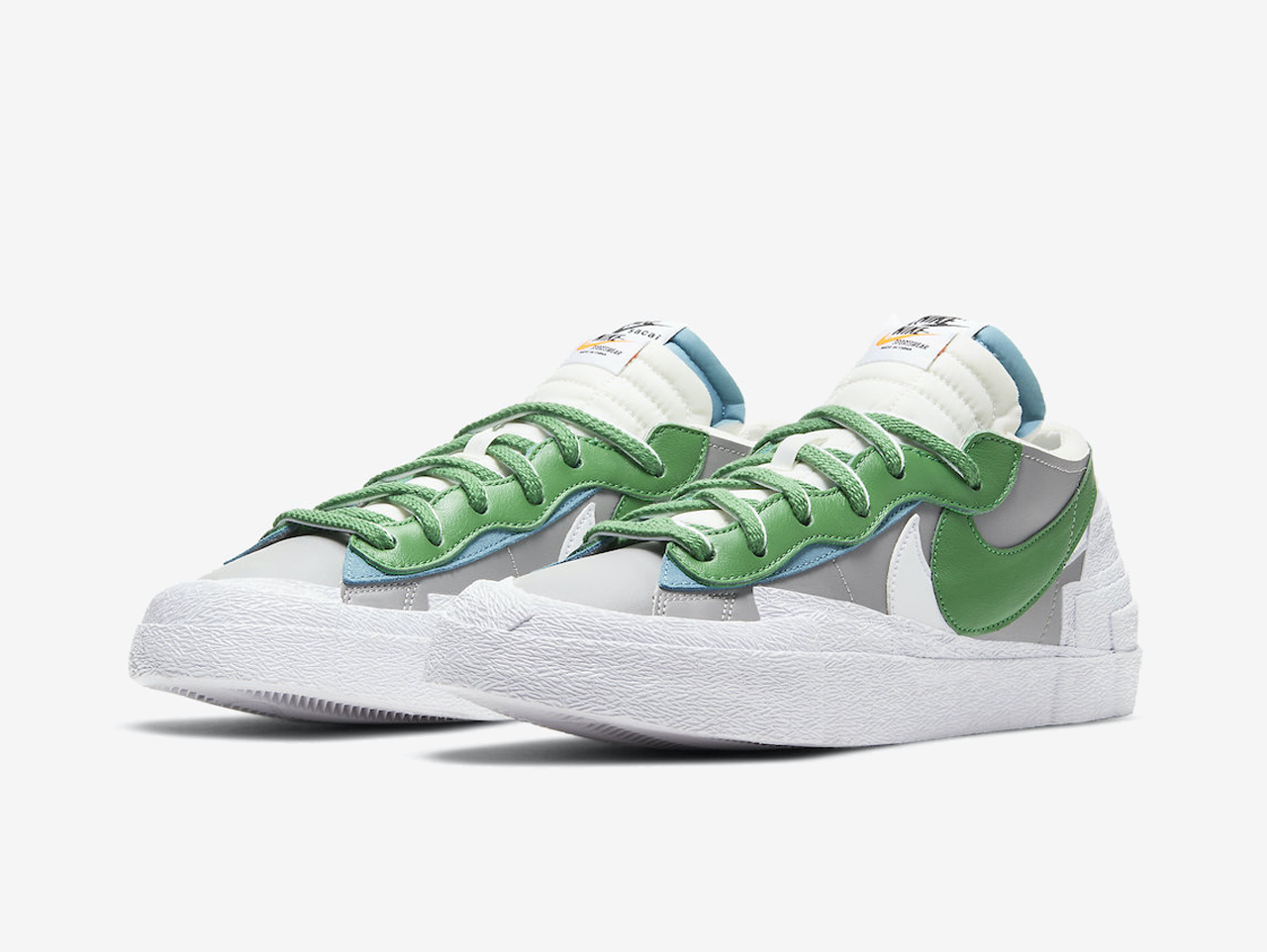 Sacai x Nike Blazer Medium Grey Classic Green