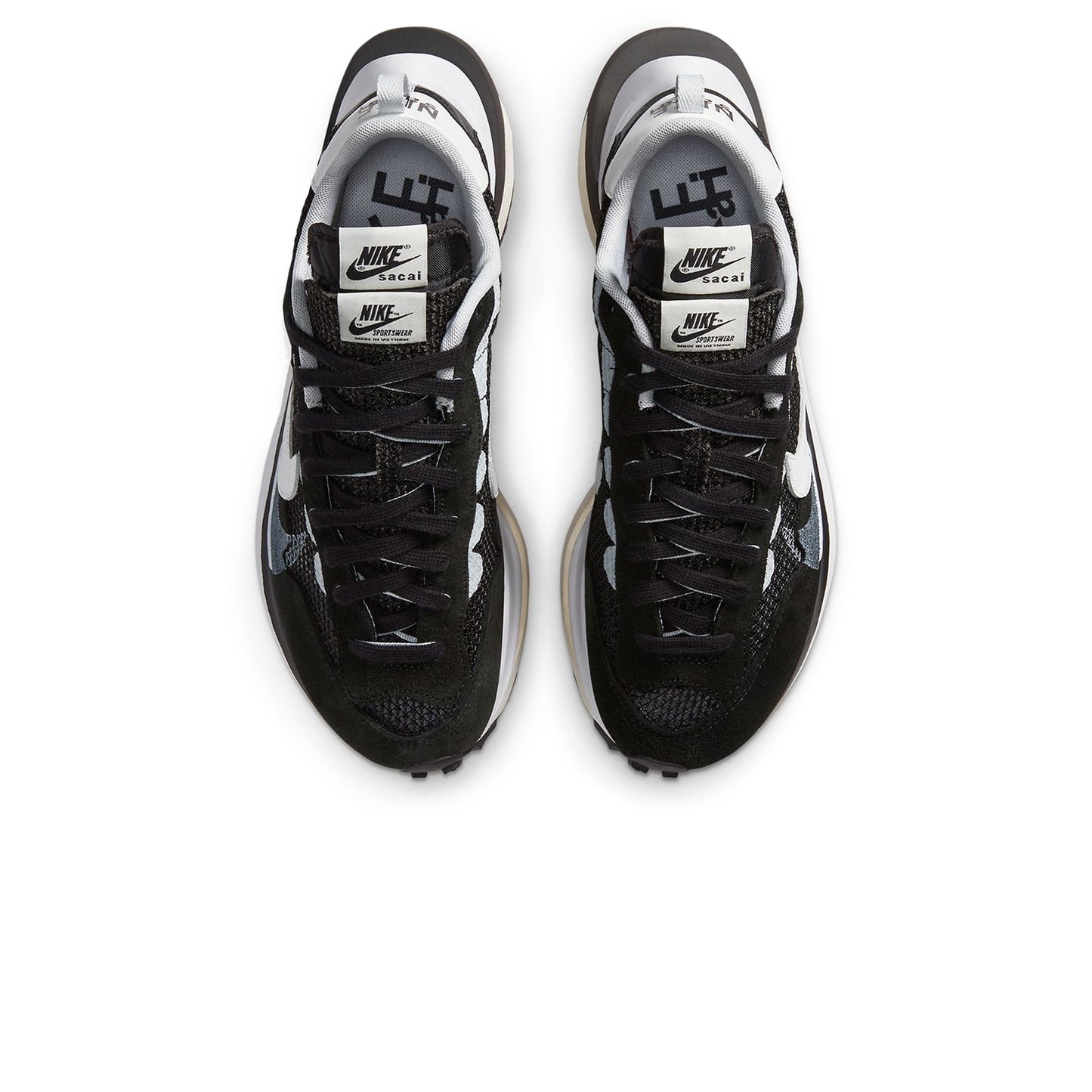 Nike x Sacai Vaporwaffle Black White