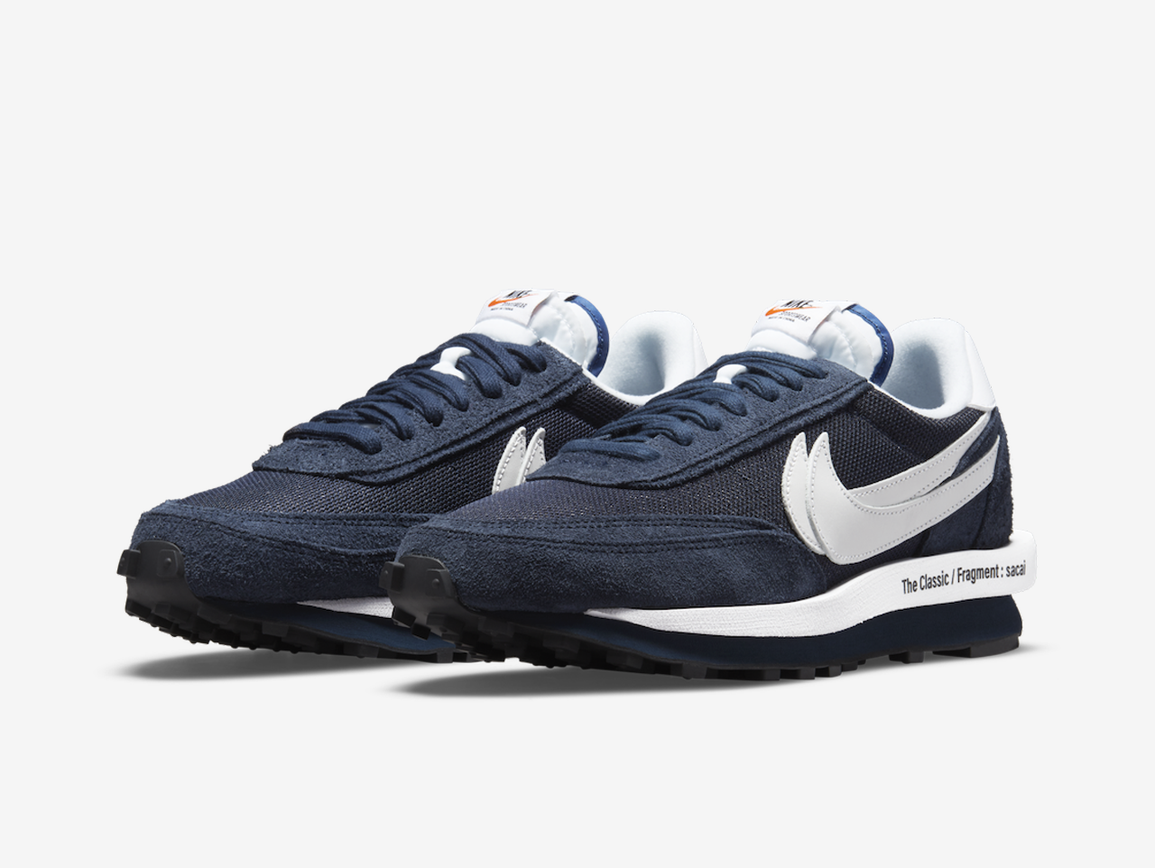 Fragment x Sacai x Nike LD Waffle Blue Void