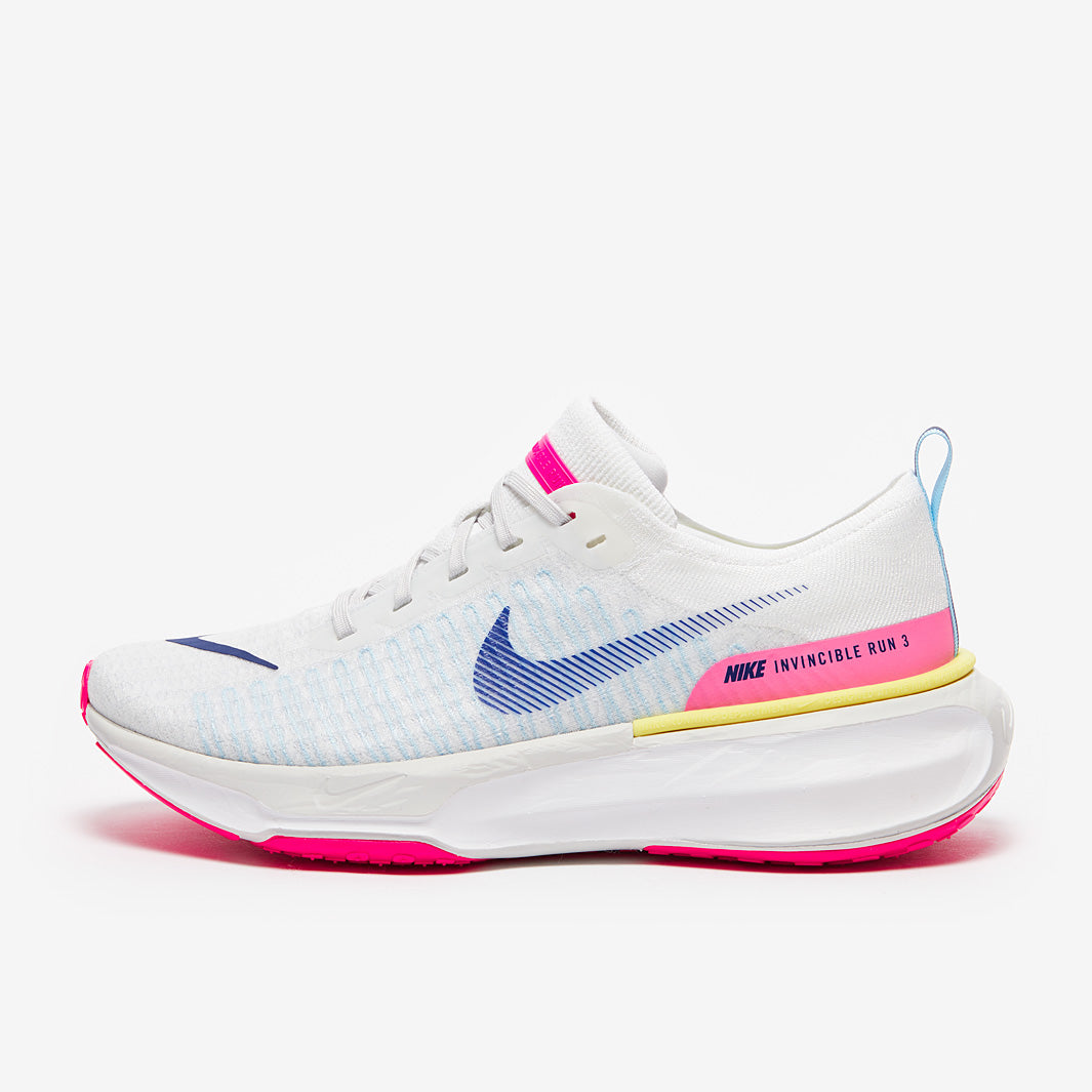 Nike Invincible Run Flyknit 3 - White/Deep Royal Blue