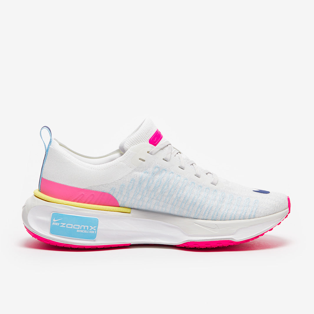 Nike Invincible Run Flyknit 3 - White/Deep Royal Blue