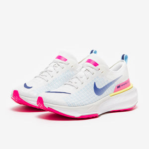 Nike Invincible Run Flyknit 3 - White/Deep Royal Blue