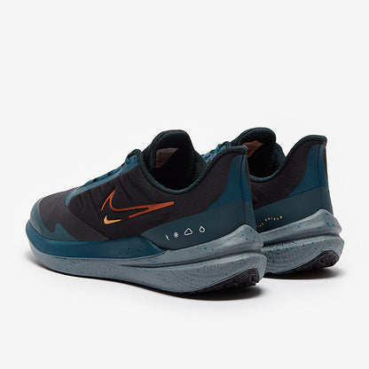 Nike Winflo 9 Shield - Black/Safety Orange