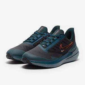 Nike Winflo 9 Shield - Black/Safety Orange