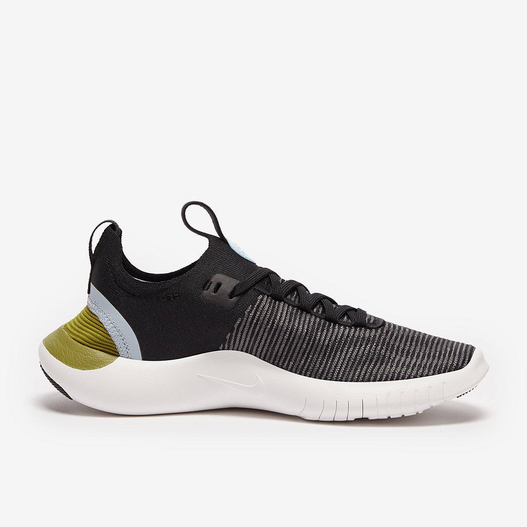 Nike Womens Free Run Next Nature Flyknit - Black/Soft Yellow