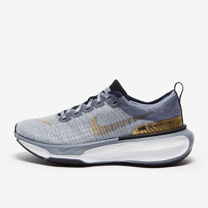 Nike Womens Invincible Run Flyknit 3 - Ashen Slate/Metallic Gold
