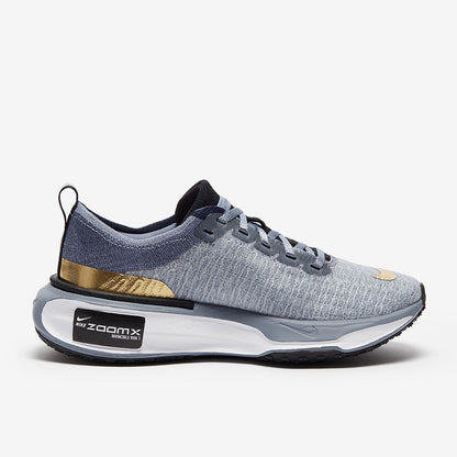 Nike Womens Invincible Run Flyknit 3 - Ashen Slate/Metallic Gold