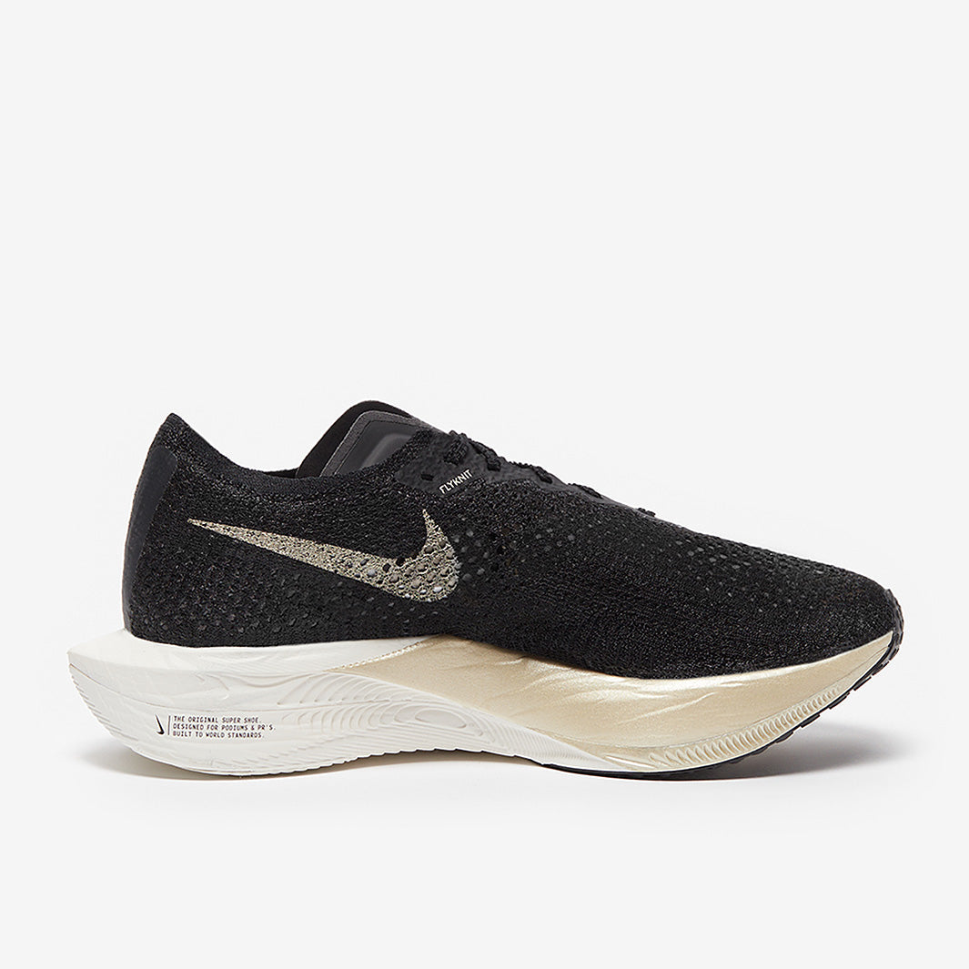 Nike Womens Vaporfly Next Percent 3 - Black/Mtlc Gold Grain-Black