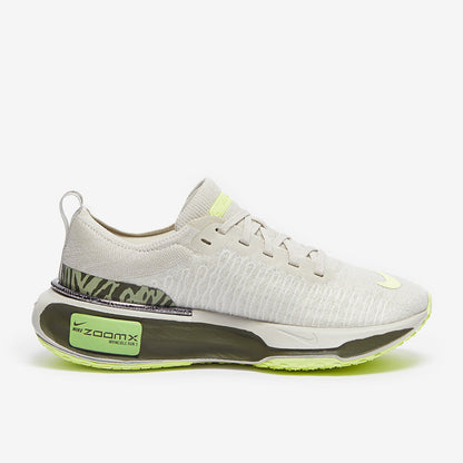 Nike Womens Invincible 3 Premium - Light Bone/Cargo Khaki-Barely Volt