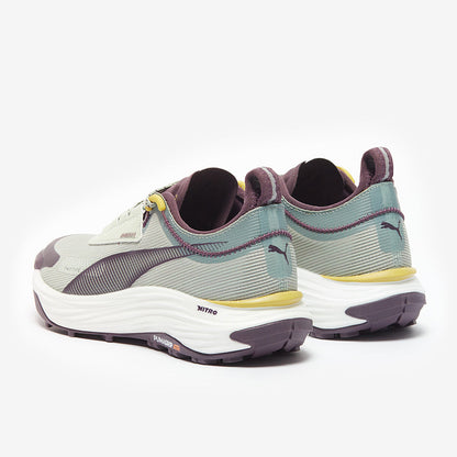 Puma Womens Voyage Nitro 3 Tech - Green Fog-Midnight Plum
