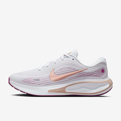 Nike Womens Journey Run - White/Mtlc Red Bronze