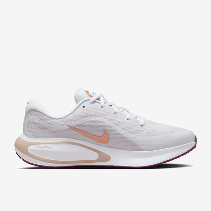 Nike Womens Journey Run - White/Mtlc Red Bronze