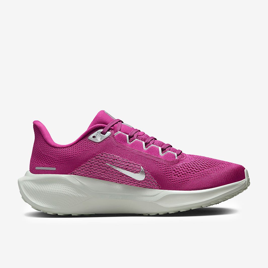 Nike Womens Pegasus 41 Premium - Hot Fuchsia/Metallic Silver