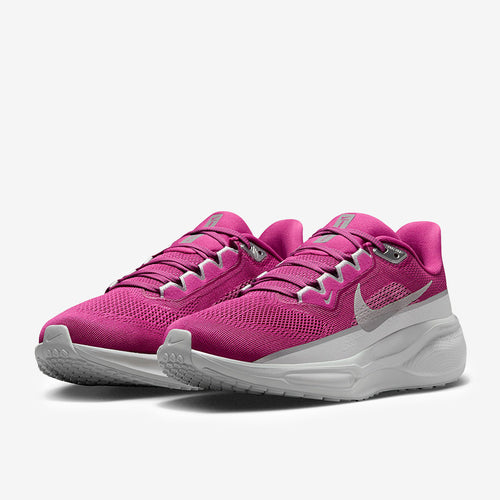 Nike Womens Pegasus 41 Premium - Hot Fuchsia/Metallic Silver