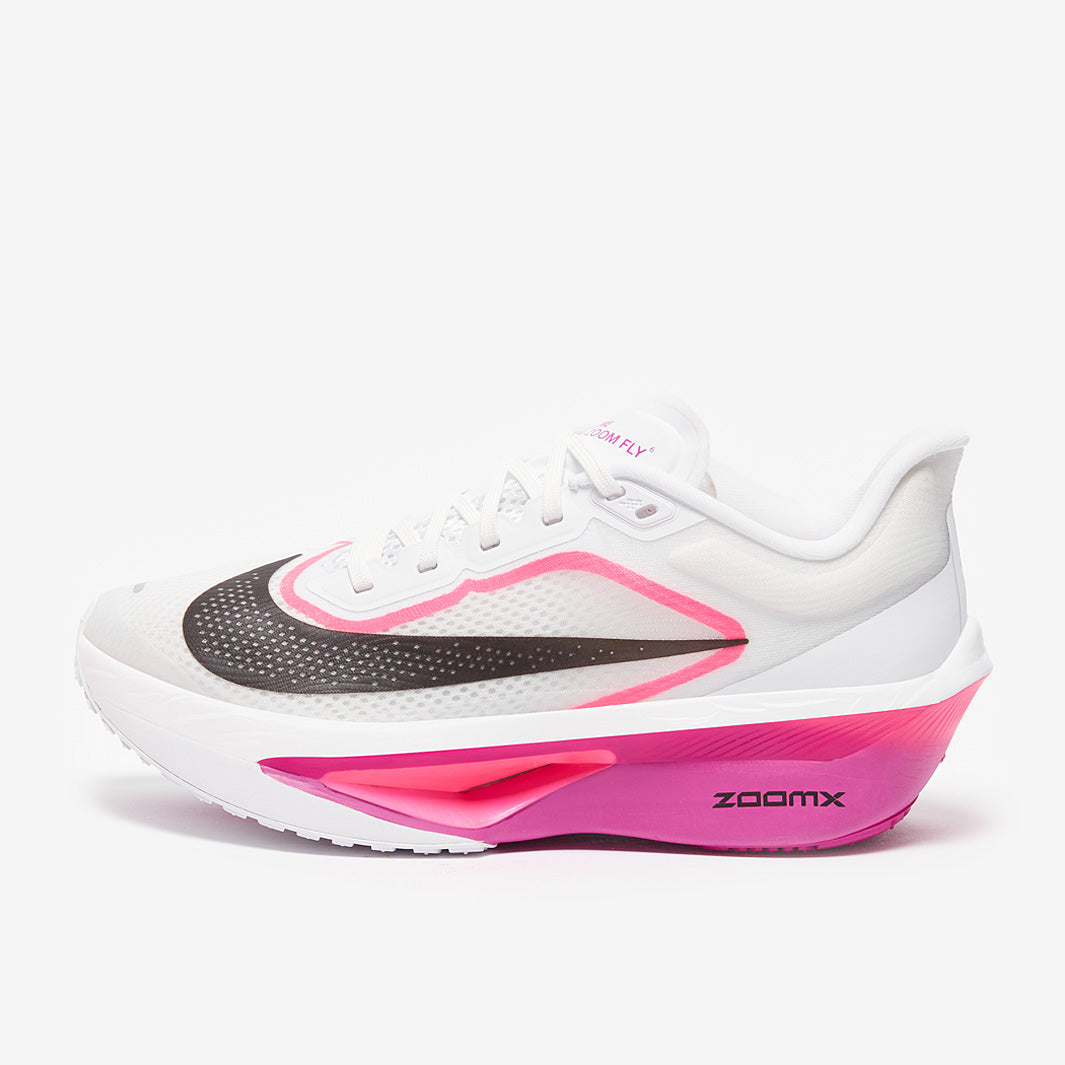Nike Womens Zoom Fly 6 - White/Black-Vivid Grape