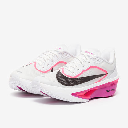Nike Womens Zoom Fly 6 - White/Black-Vivid Grape