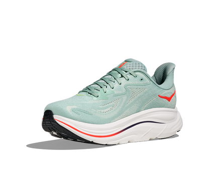 Hoka Clifton 10 Sage Neon Flame