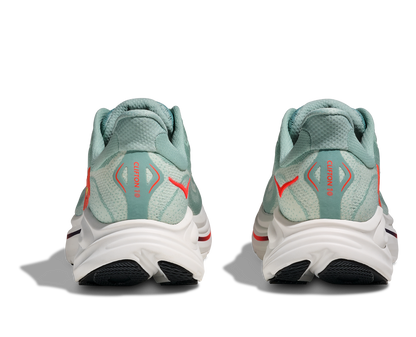 Hoka Clifton 10 Sage Neon Flame