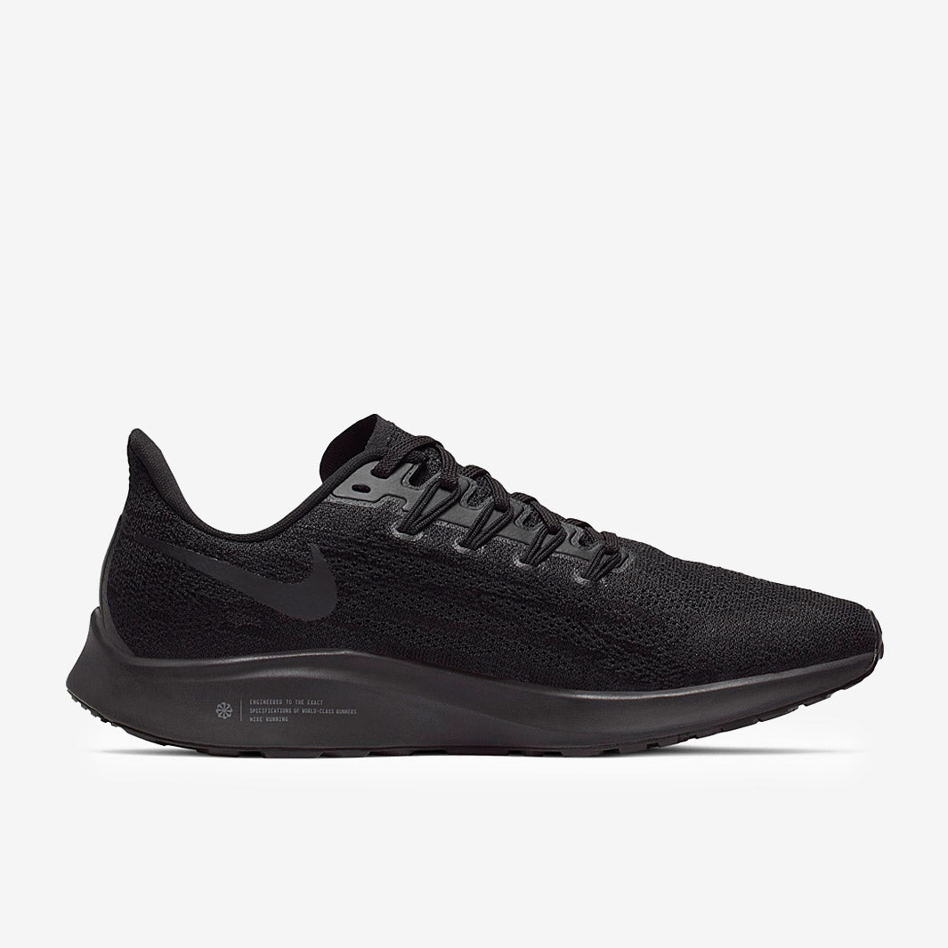 Nike Womens Air Zoom Pegasus 36 - Black/Black-Oil Grey