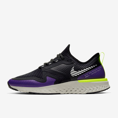 Nike Womens Odyssey React 2 Shield - Black/Metallic Silver