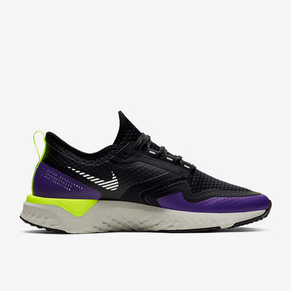 Nike Womens Odyssey React 2 Shield - Black/Metallic Silver
