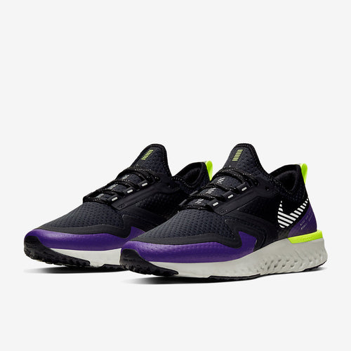 Nike Womens Odyssey React 2 Shield - Black/Metallic Silver