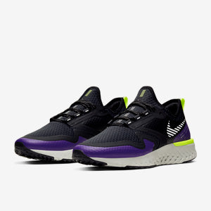 Nike Womens Odyssey React 2 Shield - Black/Metallic Silver