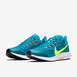 Nike Boys Air Zoom Pegasus 36 - Laser Blue/Lemon Venom