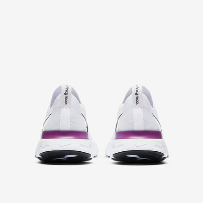 Nike Womens React Infinity Run Flyknit - White/Black-Vapor Green