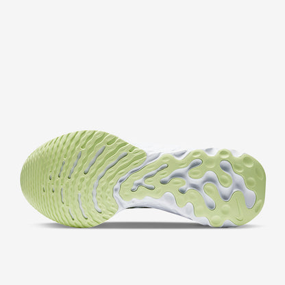 Nike Womens React Infinity Run Flyknit - Black/White-Barely Volt