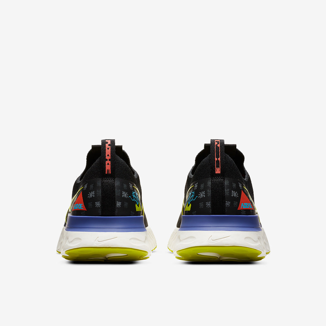 Nike React Infinity Run Flyknit A.I.R. Chaz Bundick - Black/Bright Cactus-Sail