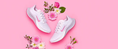 Nike Womens Air Zoom Pegasus 37 VT - White/Sunset Pulse