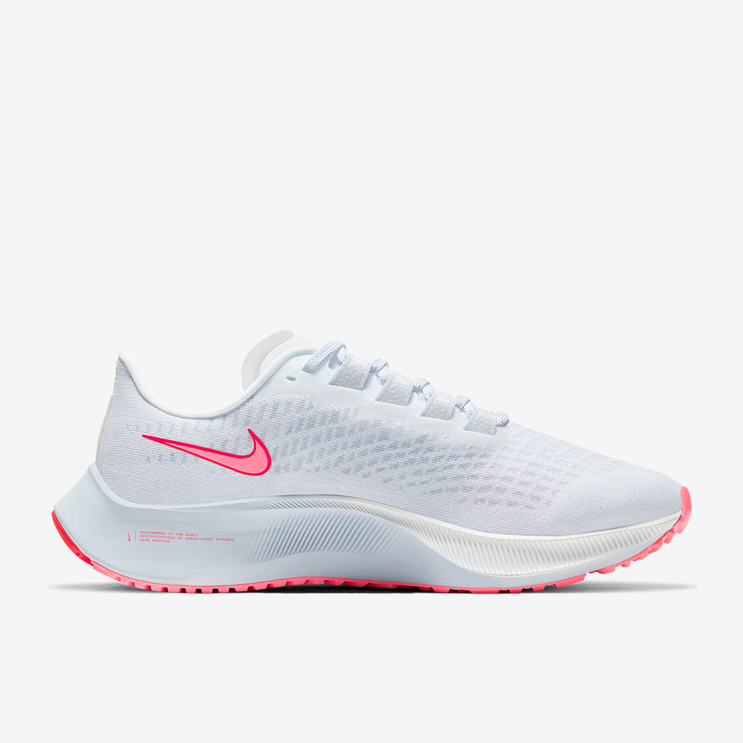 Nike Womens Air Zoom Pegasus 37 VT - White/Sunset Pulse