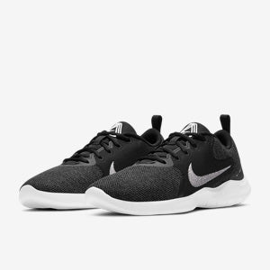Nike Womens Flex Experience Run 10 - Black/White-Dk Smoke Grey