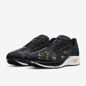 Nike Air Zoom Pegasus 38 - Black/Black-Action Green