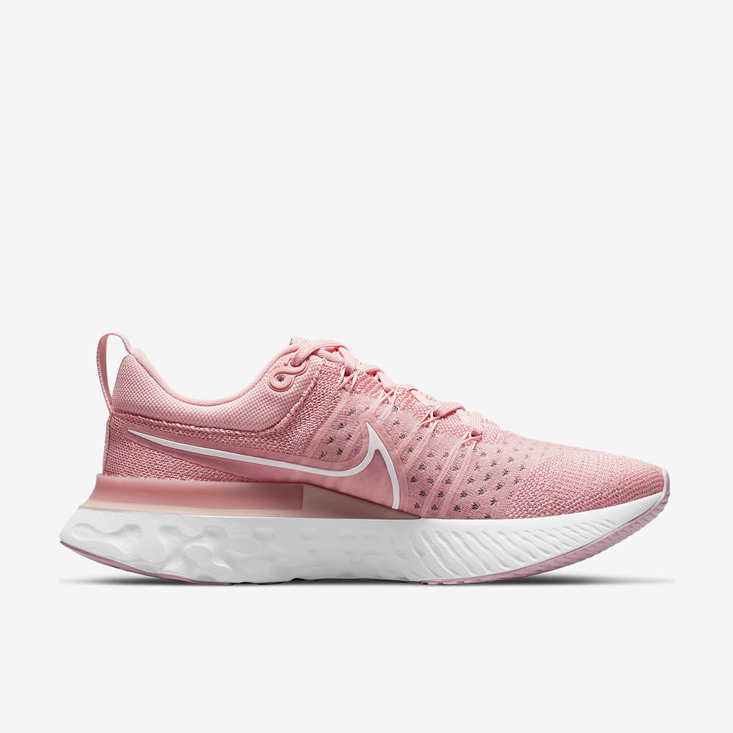 Nike Womens React Infinity Run Flyknit 2 - Pink Glaze/White