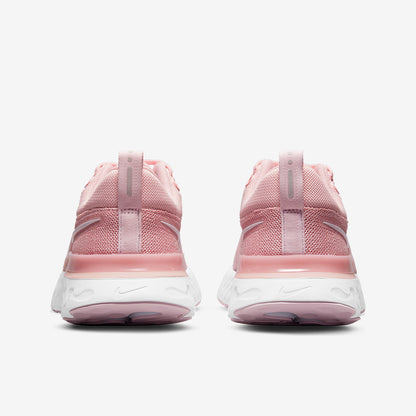 Nike Womens React Infinity Run Flyknit 2 - Pink Glaze/White