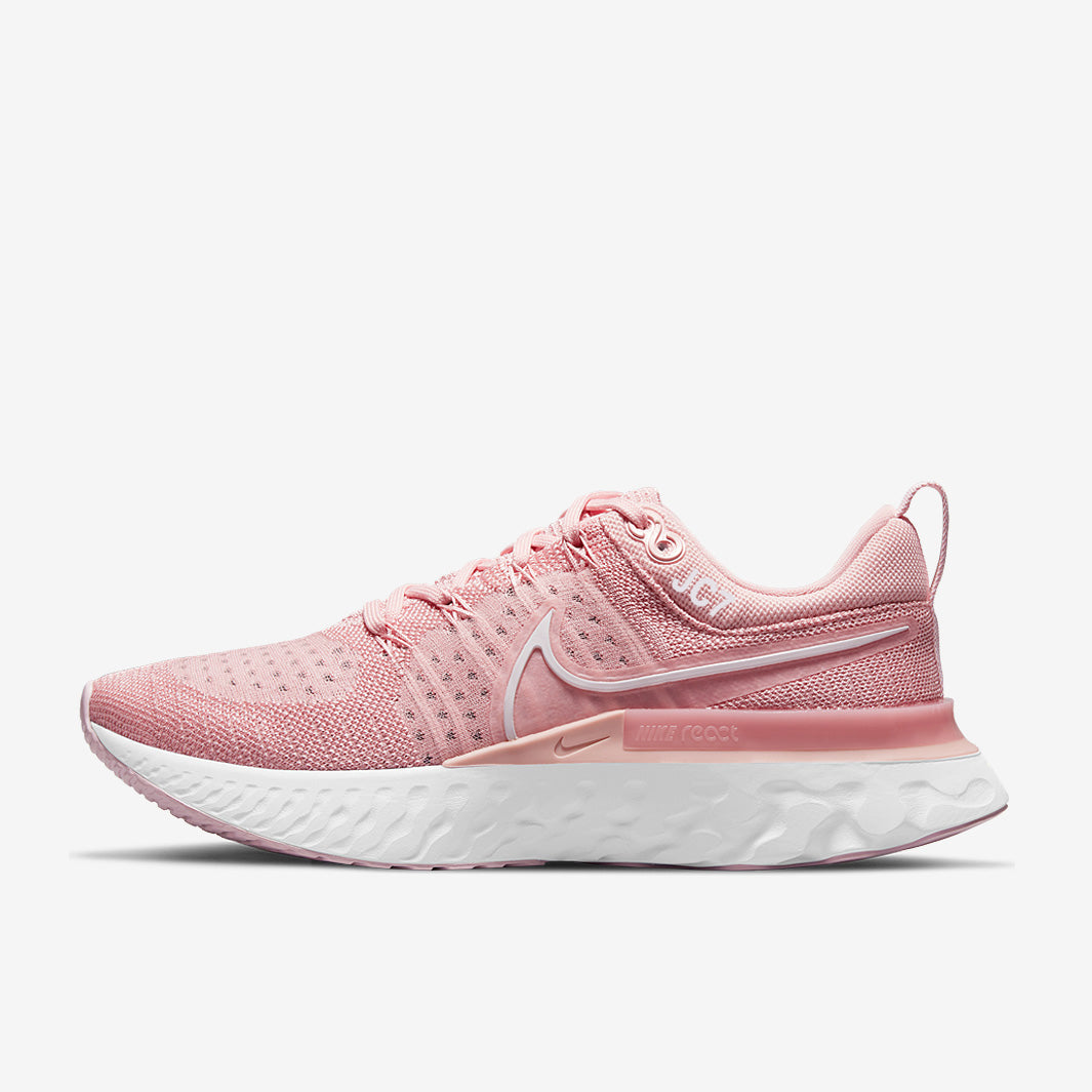 Nike Womens React Infinity Run Flyknit 2 - Pink Glaze/White