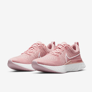 Nike Womens React Infinity Run Flyknit 2 - Pink Glaze/White