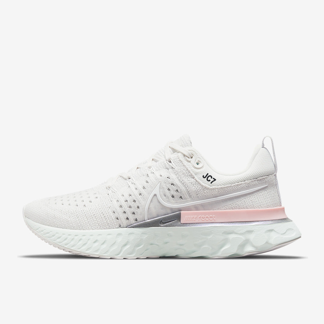 Nike Womens React Infinity Run Flyknit 2 - Platinum Tint/White