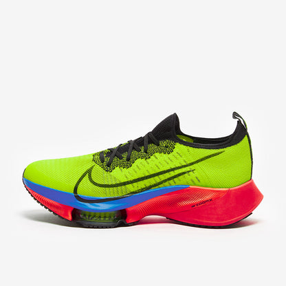 Nike Tempo Next Percent Flyknit - Volt/Black-Bright Crimson