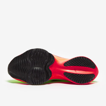 Nike Tempo Next Percent Flyknit - Volt/Black-Bright Crimson