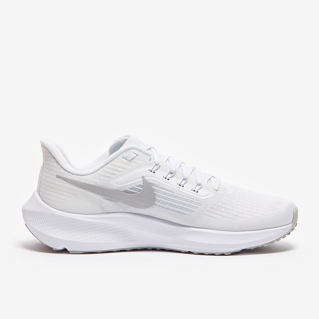 Nike Womens Air Zoom Pegasus 39 - White/Metallic Silver