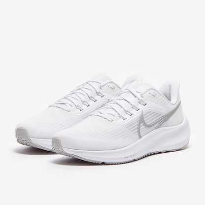 Nike Womens Air Zoom Pegasus 39 - White/Metallic Silver