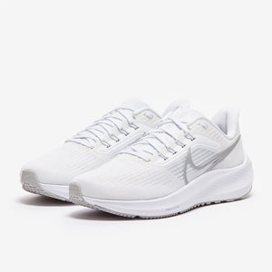 Nike Womens Air Zoom Pegasus 39 - White/Metallic Silver